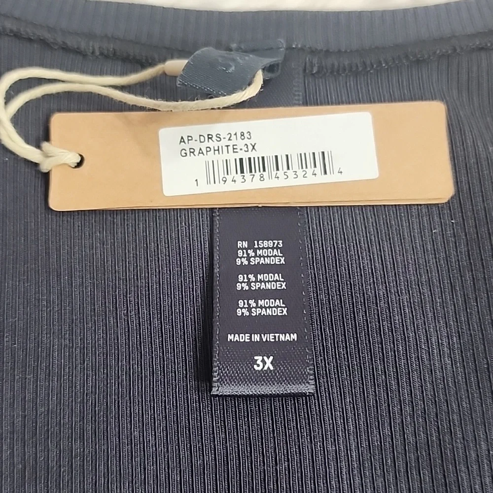 SKIMS Soft Lounge Short Slip Dress Graphite Womens/M/ 3X - Picture 10 of 14